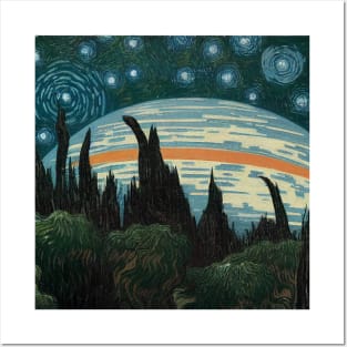 Starry Night in Kashyyyk Posters and Art